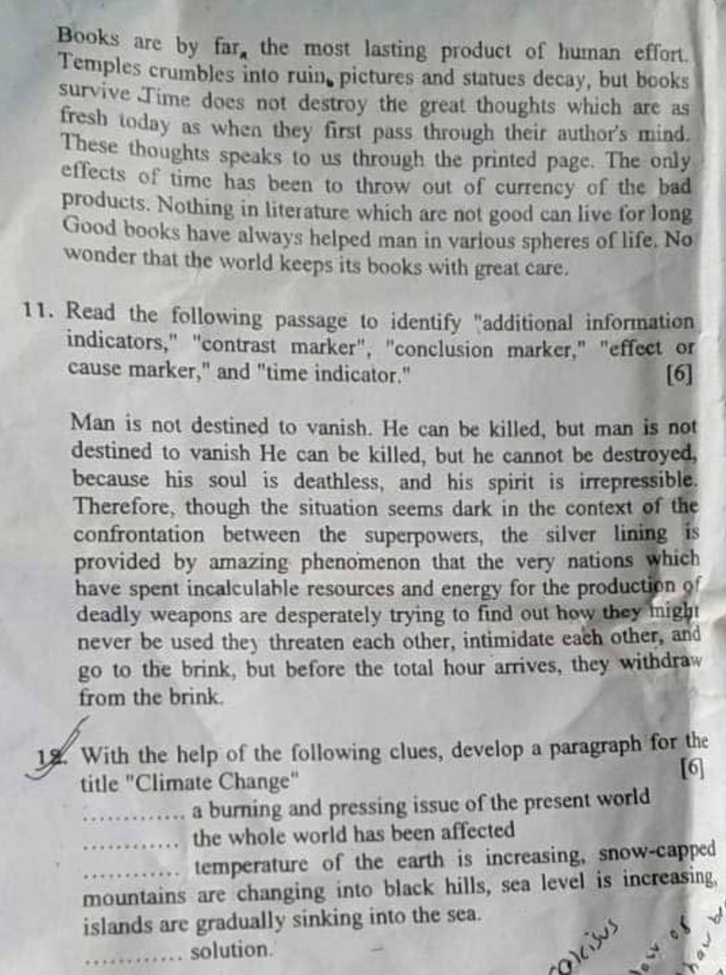 BBS First Year English Question Paper TU 2078 Your All Notes