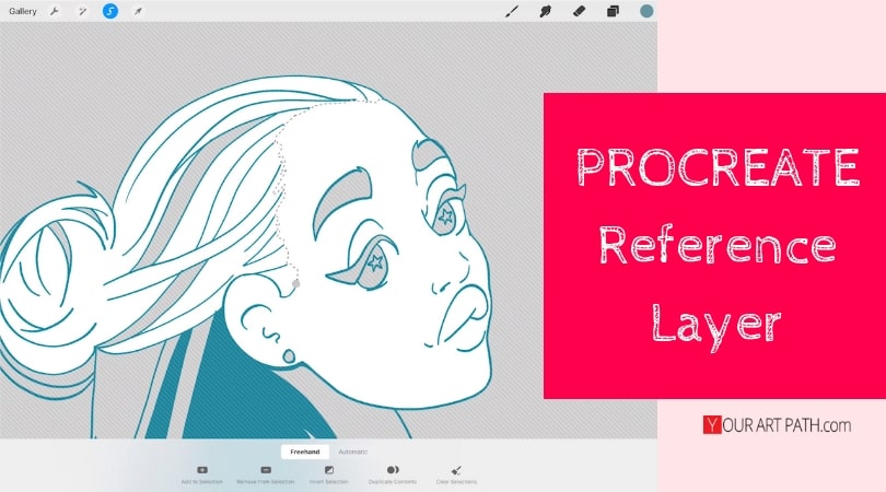 Procreate Reference Layer Tutorial + Color Drop (Video) YourArtPath