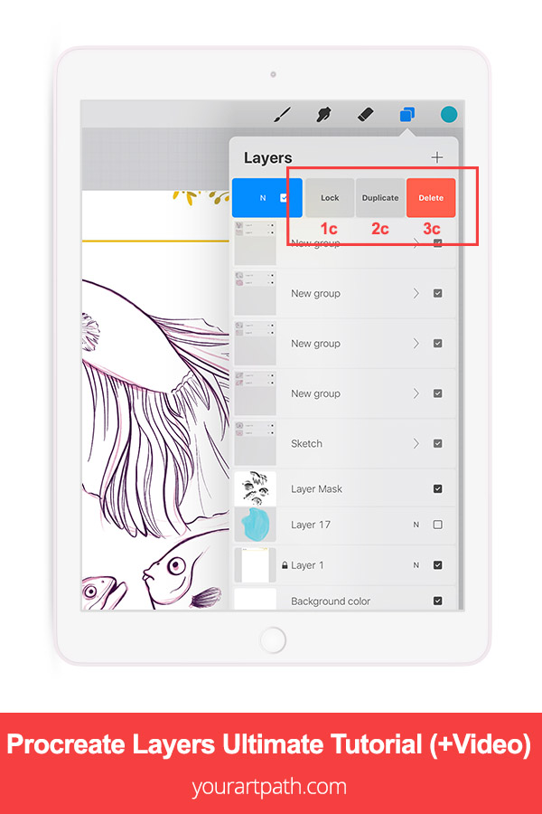 Procreate Layers Ultimate Tutorial (+ VIDEO) YourArtPath
