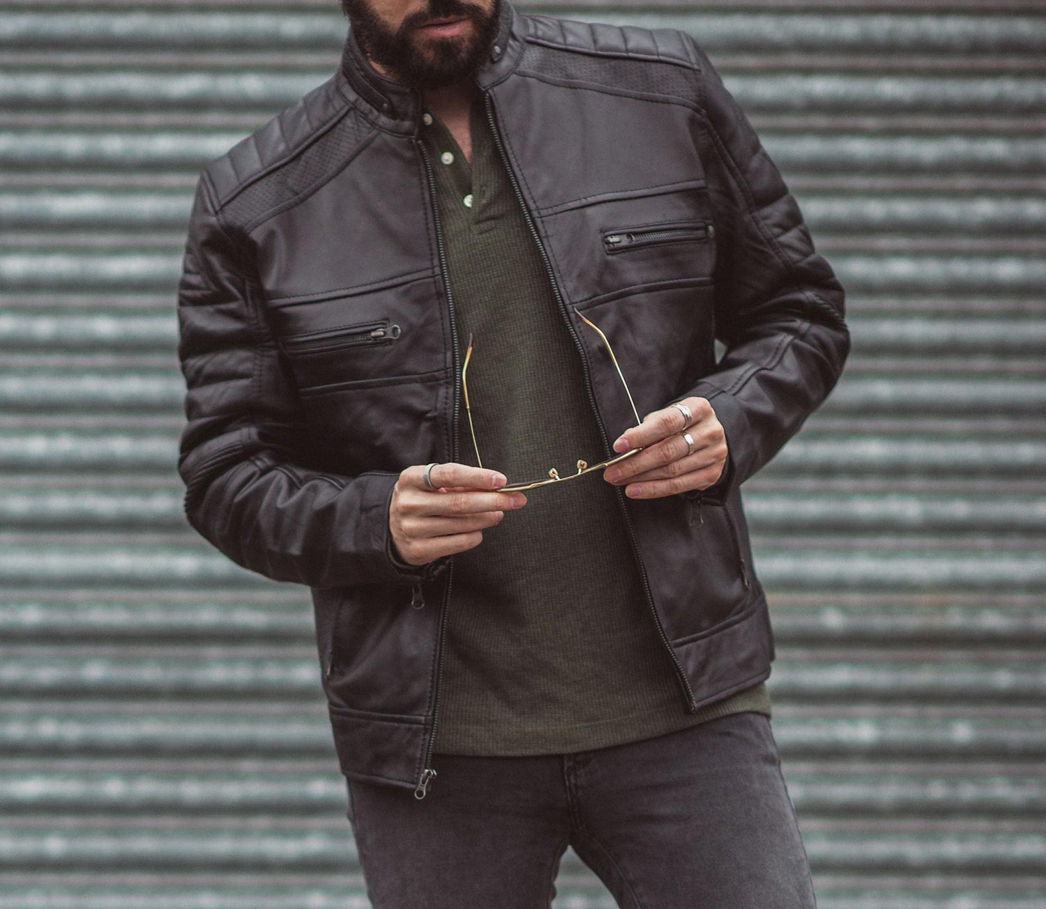 F Jackets Cafe Racer Leather Jacket Review Your Average Guy