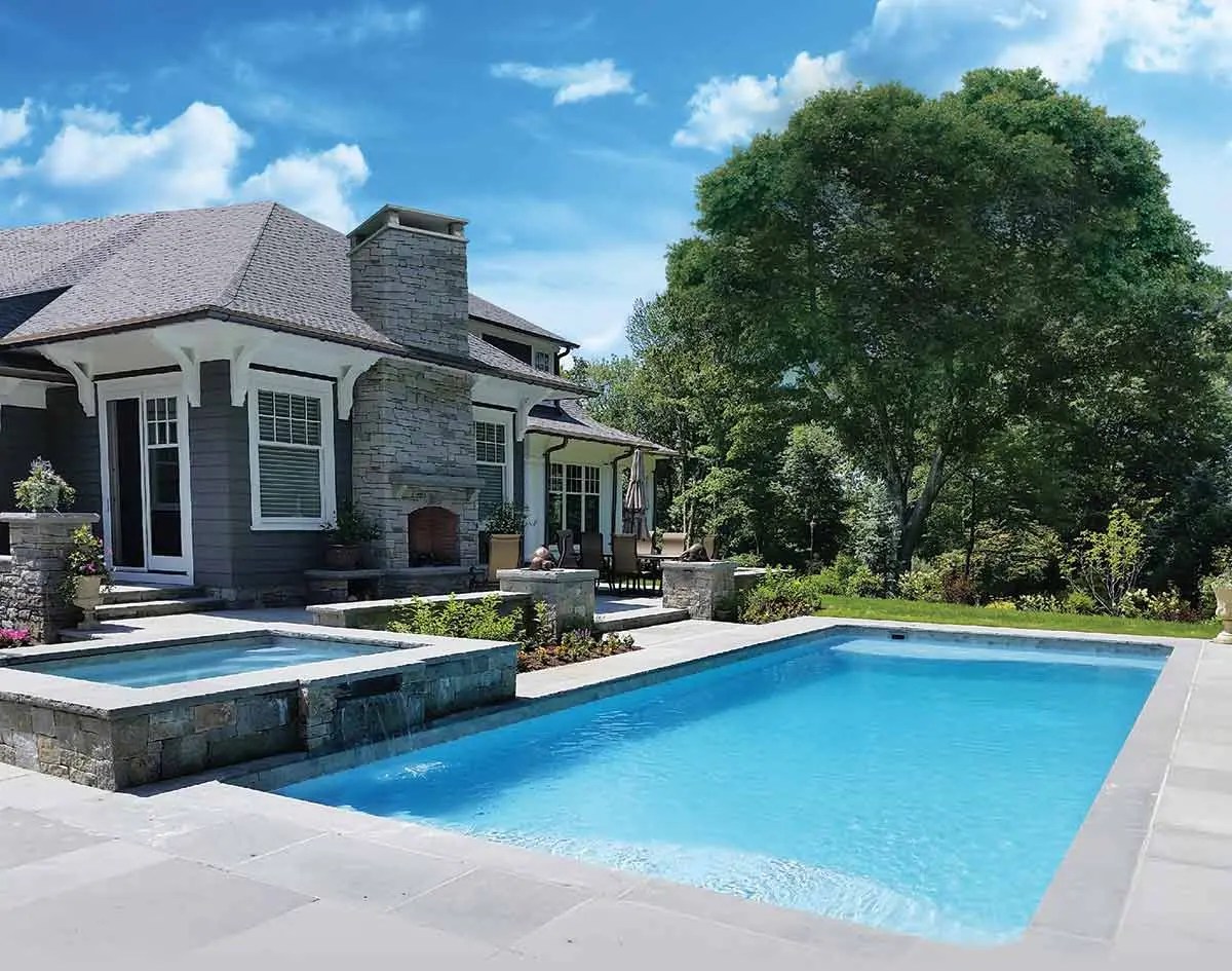 Barcelona Latham Fiberglass Pools Your Backyard Haven