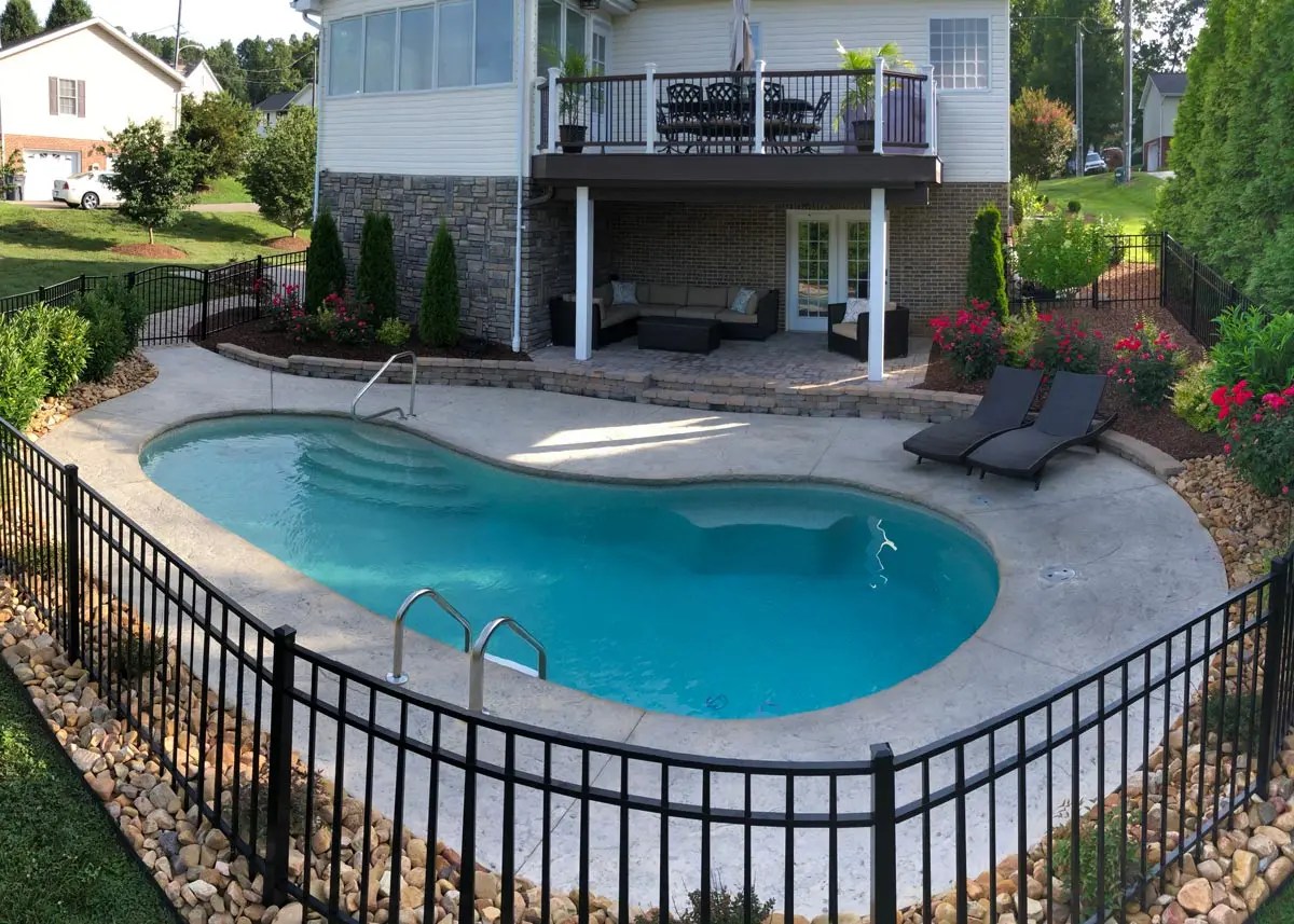 Valencia Latham Fiberglass Pools Your Backyard Haven