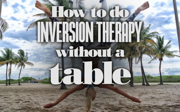 Is inversion therapy good for you