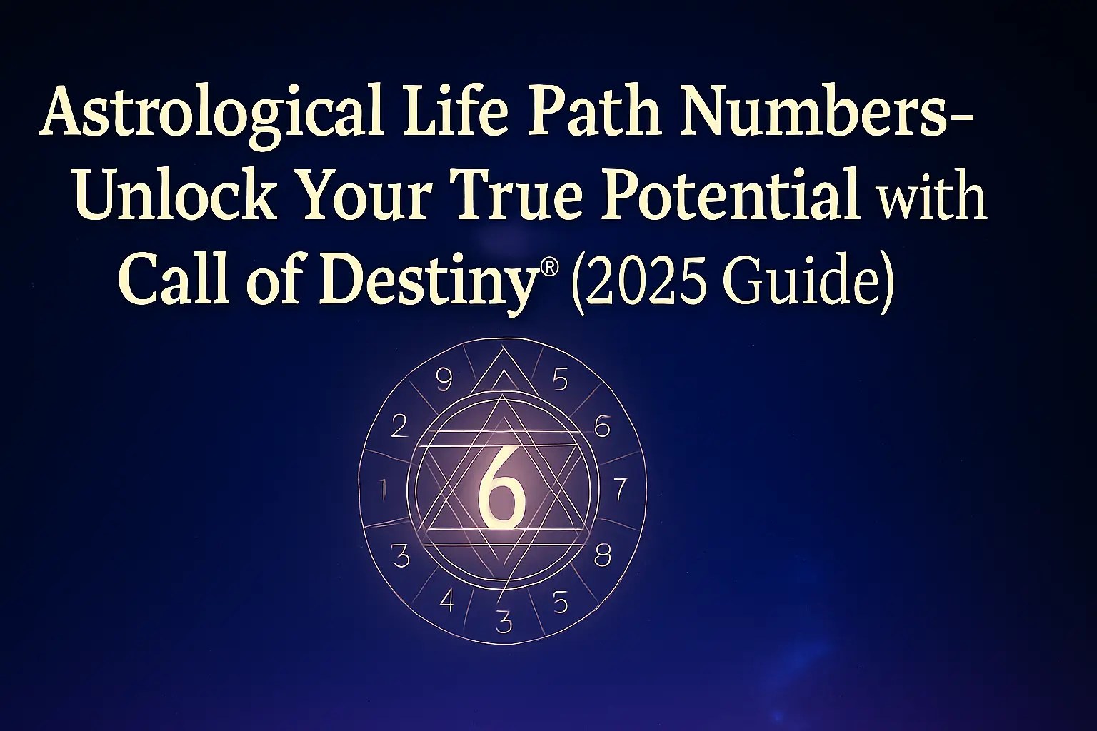 Astrological Life Path Numbers Unlock Your Destiny in 2025 Call of