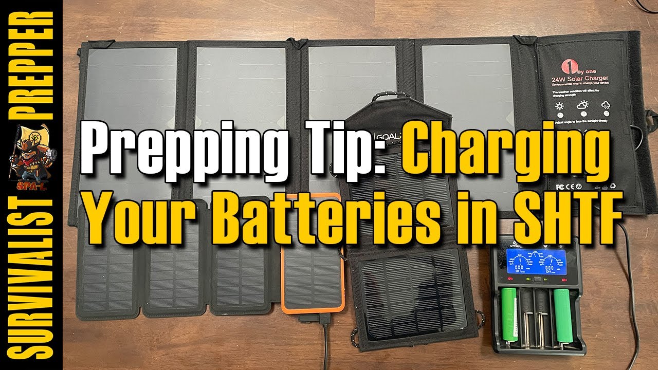 Prepping Tips Charging Your Batteries in SHTF