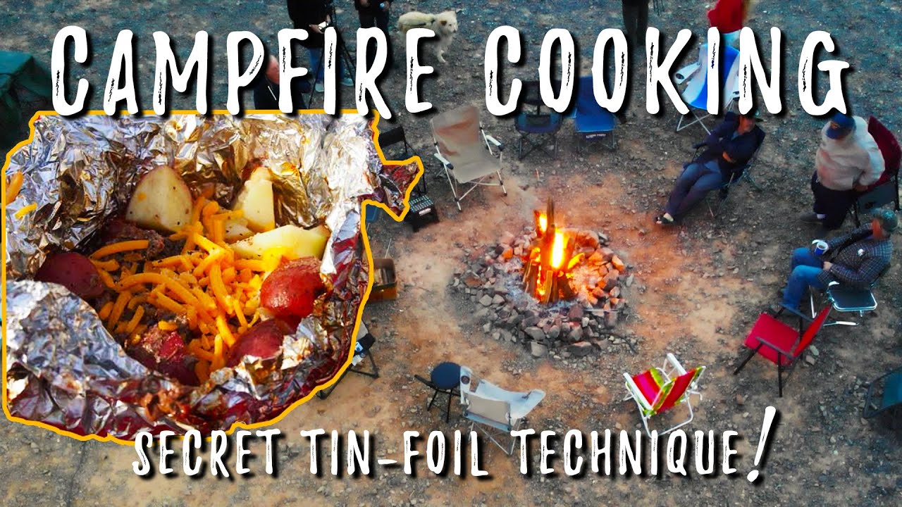 Campfire Cooking with Tin Foil (Van Life Cooking)