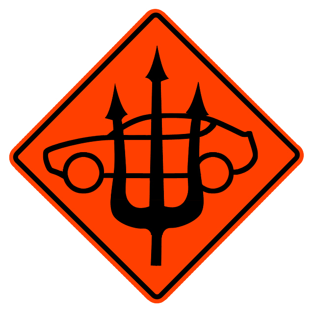 Pitchfork Logo Your Car Angel