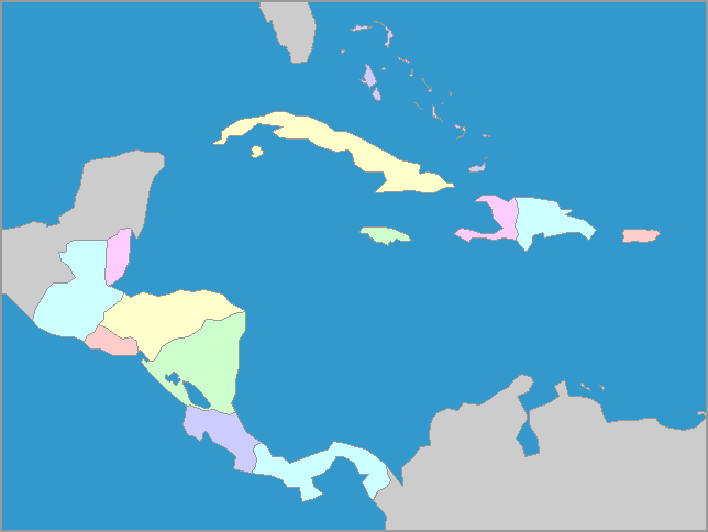 Interactive Map of Central America