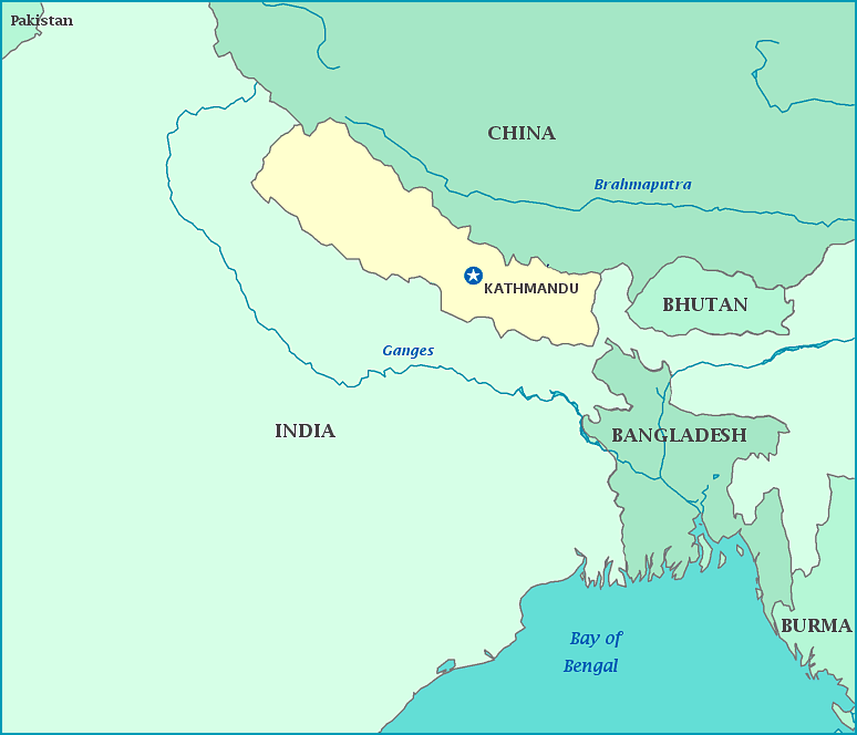 Map of Nepal