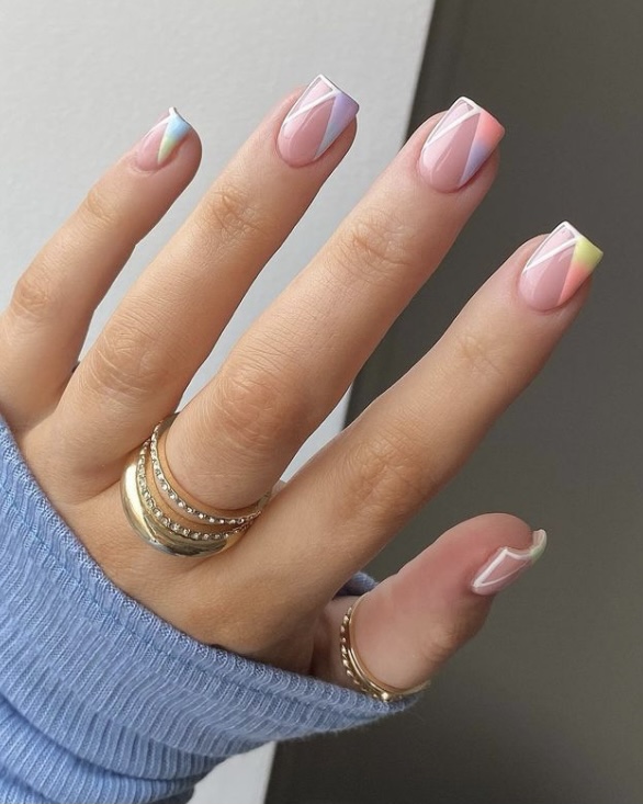 40 Trendy Nail Designs for Short Acrylic Nails Your Classy Look