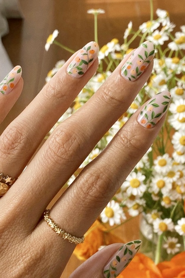 30 Beautiful Floral Nail Designs to Get Inspired By Your Classy Look