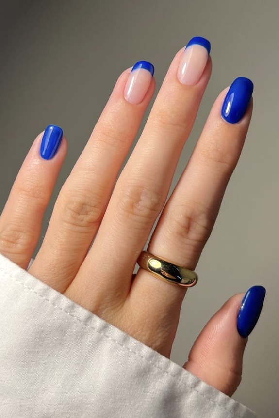 20 Classy Electric Blue Nail Designs for a Sophisticated Look Your