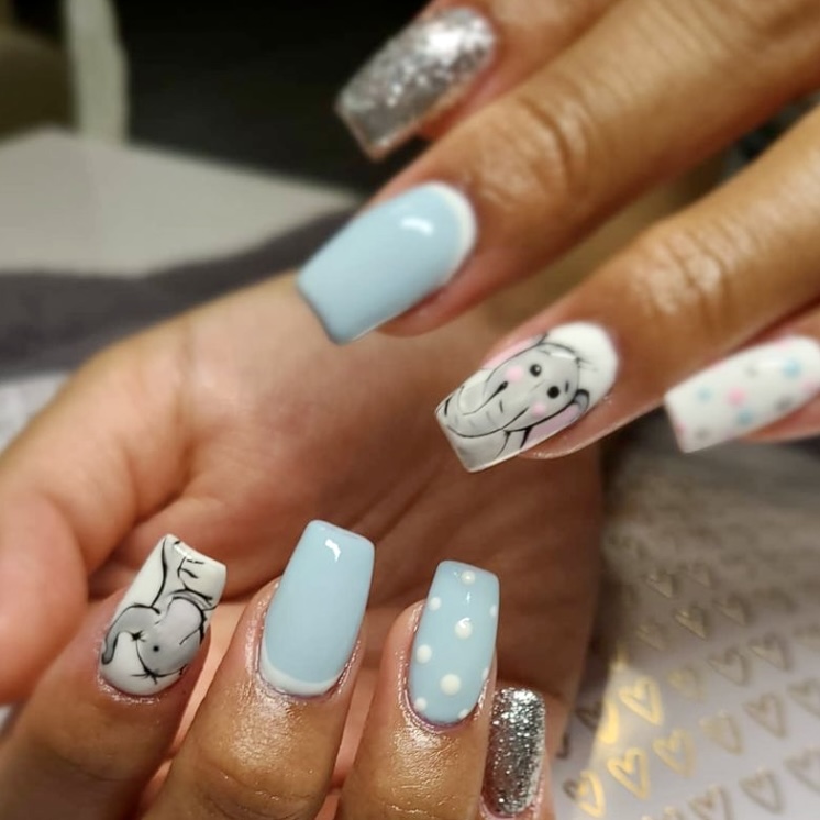 20 Baby Boy Shower Nail Designs Adorable Ideas for Your Celebration