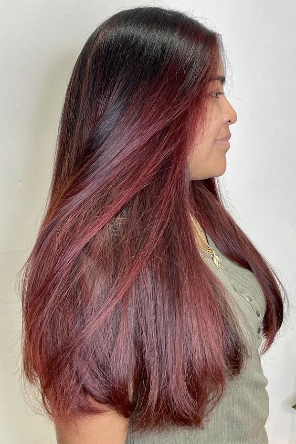 30 Hair Color Ideas with Red Highlights for a Dazzling Look