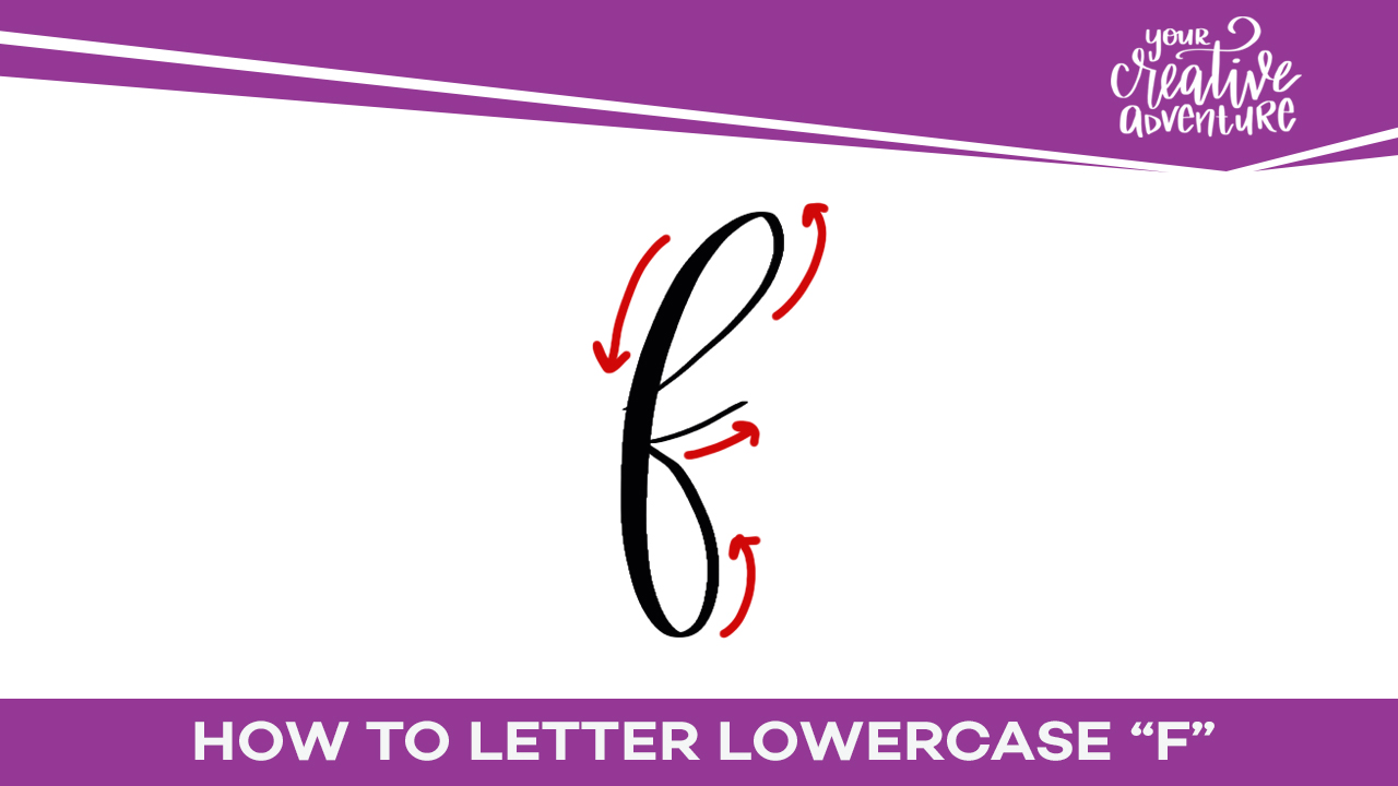 Learn How to Letter Lowercase "f"