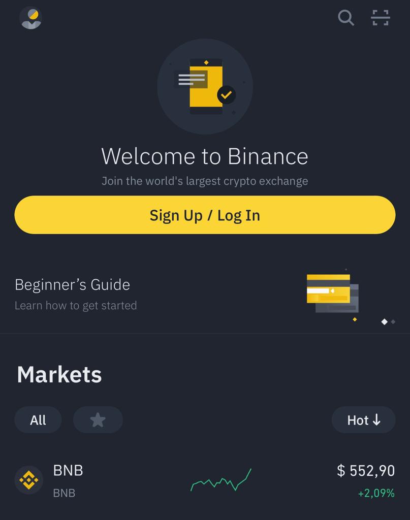 Binance App YourCryptoLibrary