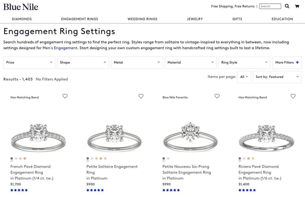 Blue Nile Diamonds Review (2023 Update)