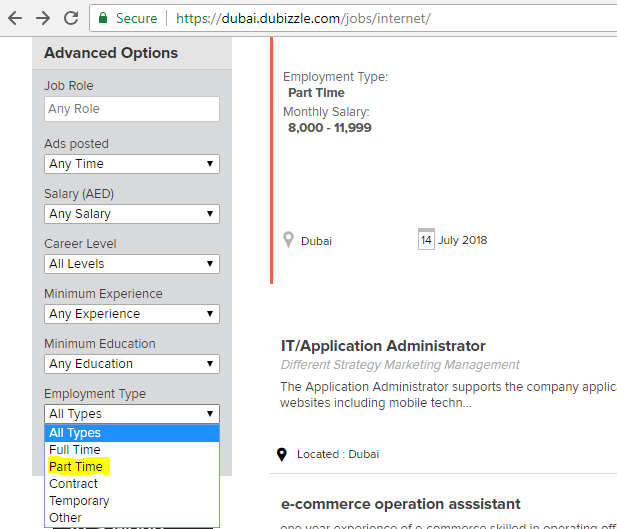 How to find Parttime Jobs in Dubai? Your Dubai Guide