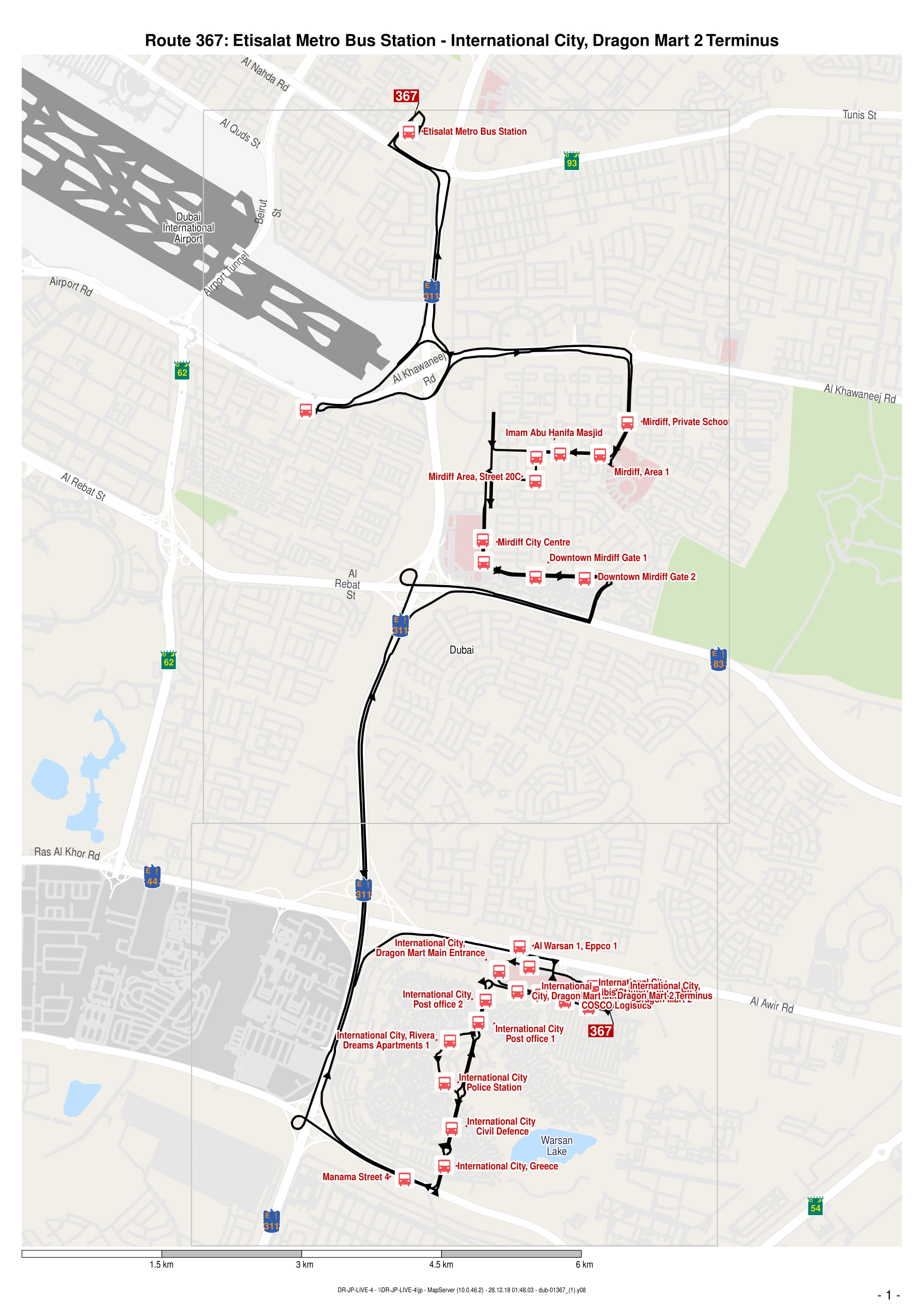 367 Bus Route in Dubai Time Schedule, Stops and Maps Your Dubai Guide
