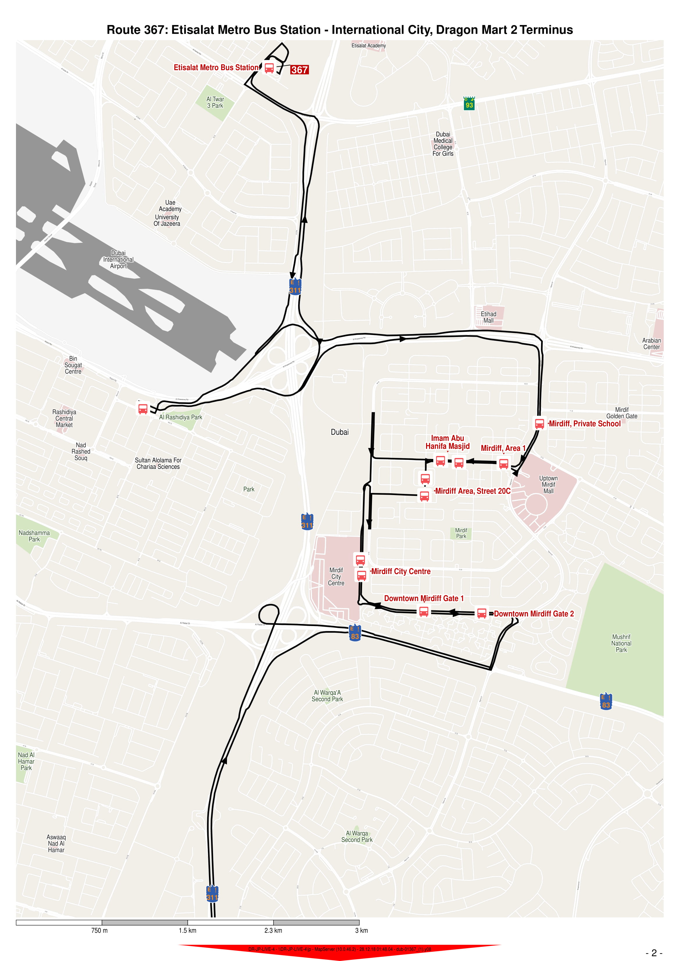 367 Bus Route in Dubai Time Schedule, Stops and Maps Your Dubai Guide