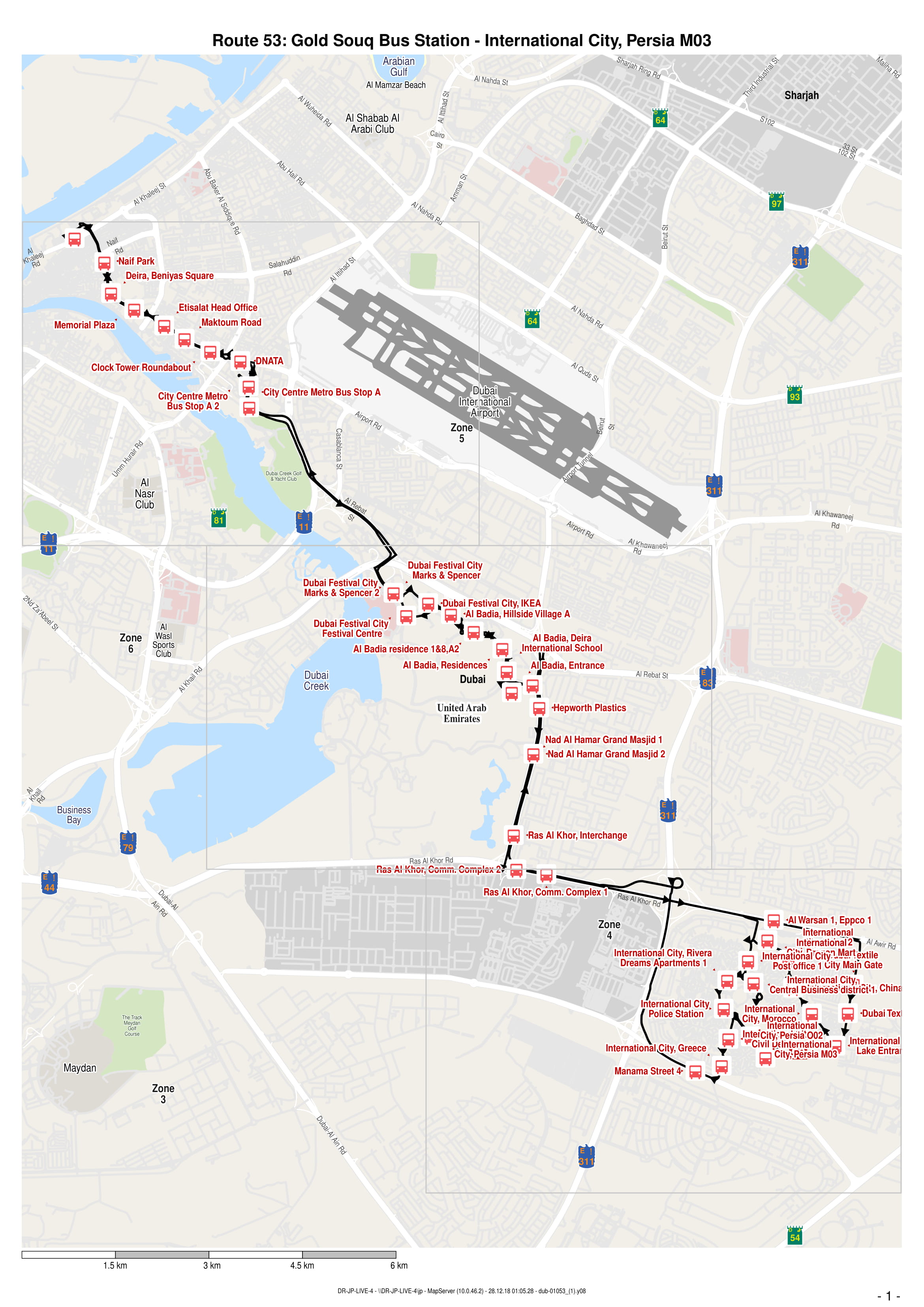 53 Bus Route in Dubai Time Schedule, Stops and Maps Your Dubai Guide