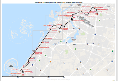 X28 Bus Route Map X28 Bus Route In Dubai - Time Schedule, Stops And Maps - Your Dubai Guide