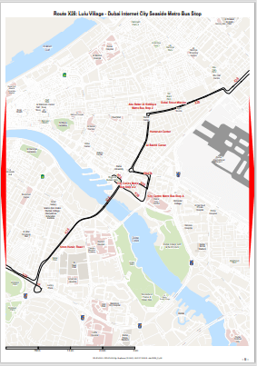 X28 Bus Route Map