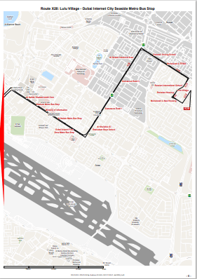 X28 Bus Route Map X28 Bus Route In Dubai - Time Schedule, Stops And Maps - Your Dubai Guide