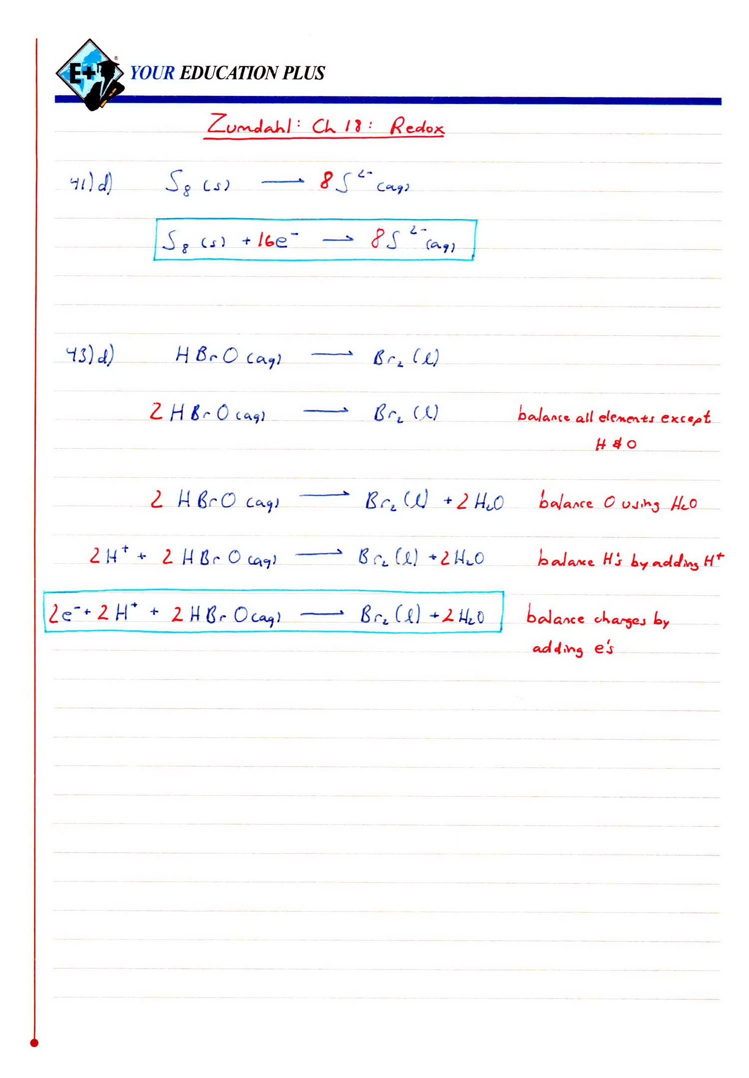 AP Chemistry: Solutions Review (Zumdahl Ch. 4) Quiz