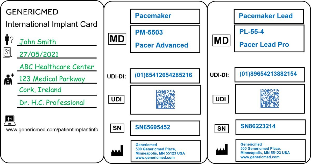 Medical Id Cards To Identify Metal Implants For The Tsa at Carol Maas blog