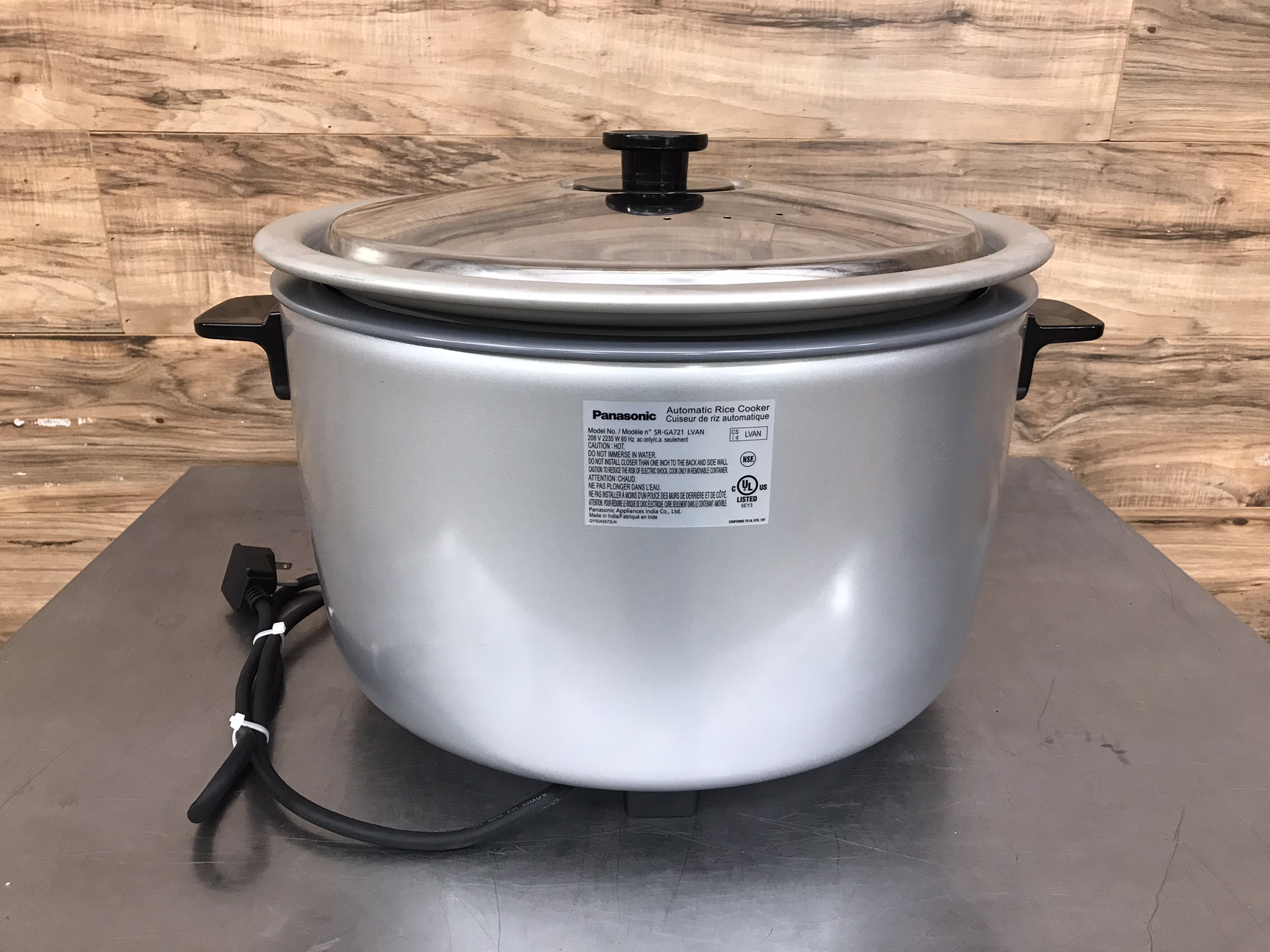 Panasonic SRGA721 LVAN Automatic 75 Cup (40 Cup Raw) Capacity Rice