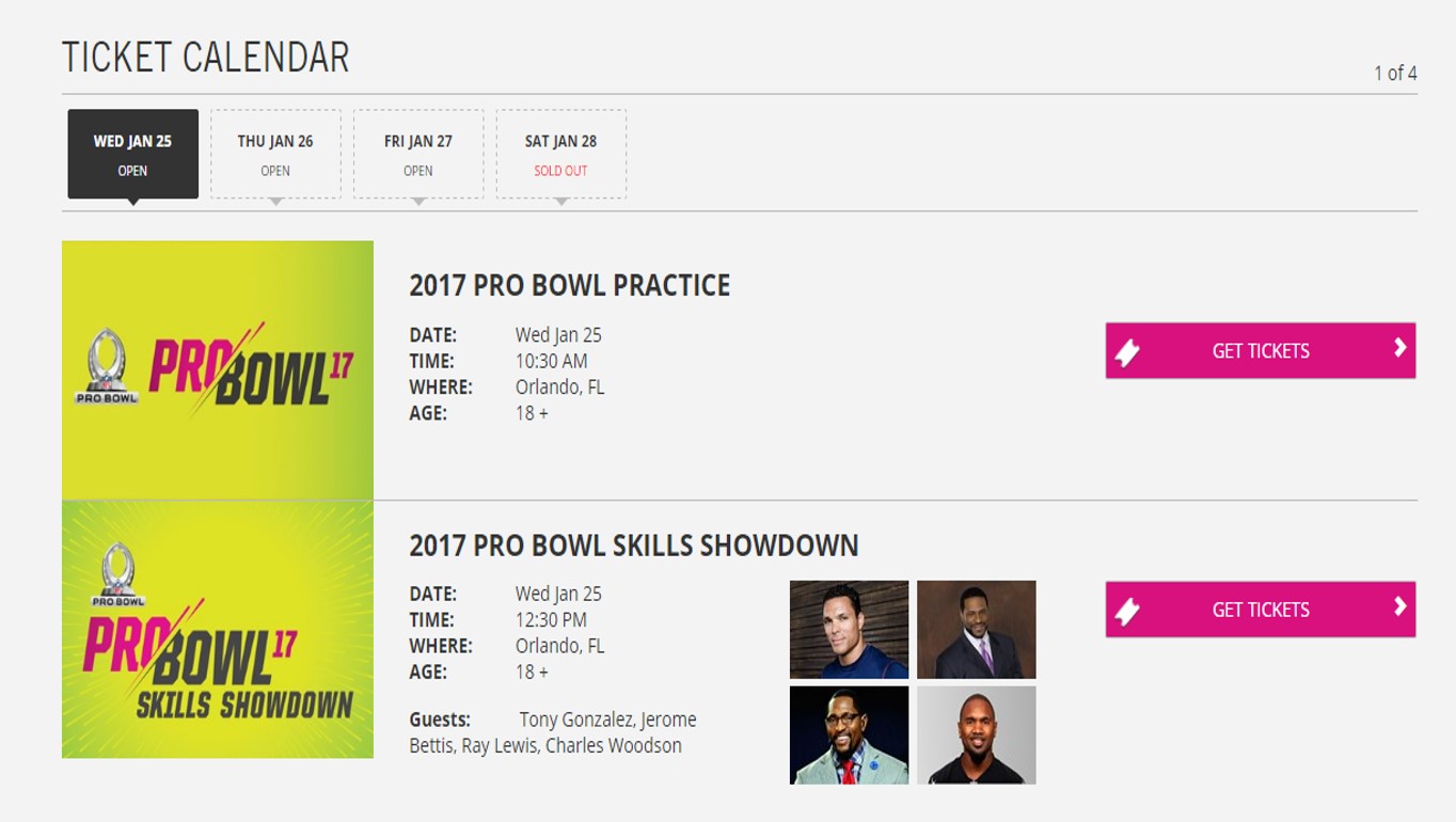 2024 Pro Bowl Event Schedule Meet People Who are Good at What They Do, and/or Dave and Josh, in Late