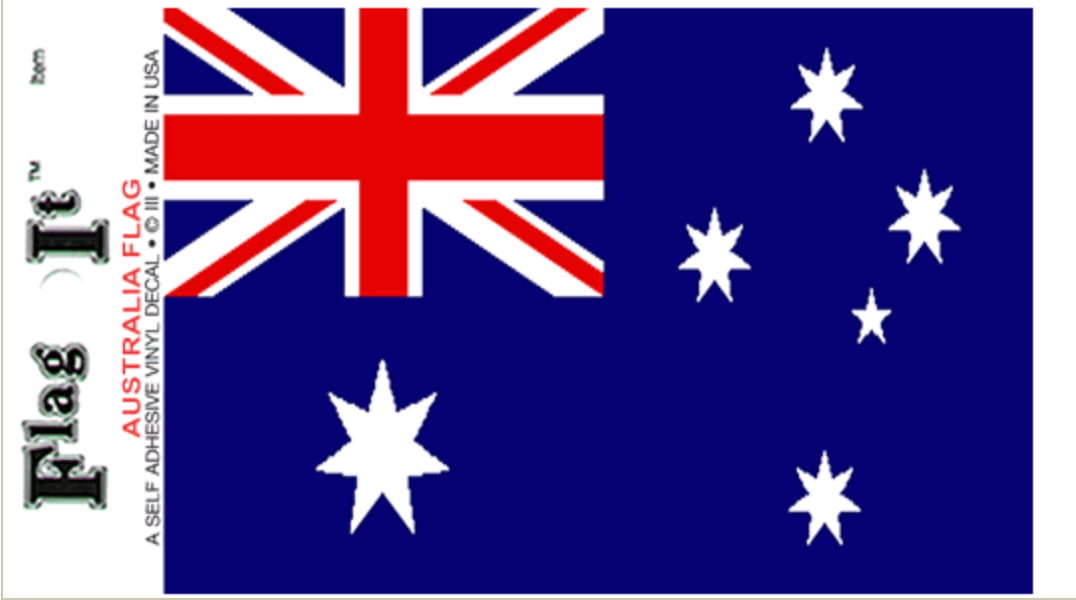 Australia Flag Car Sticker Order Online At Your Flag