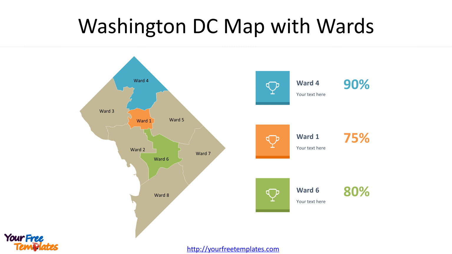 Washington DC Area County Map