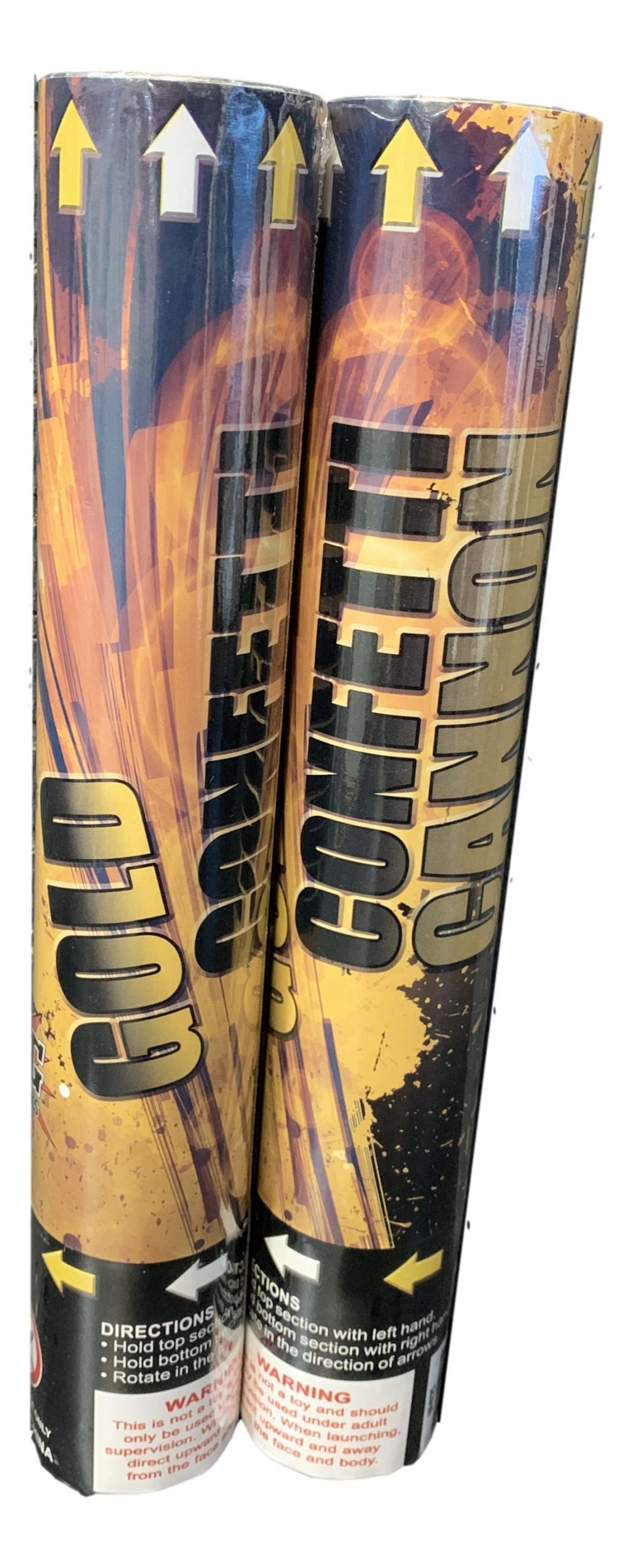 Gold Confetti Cannon Your Fun Warehouse