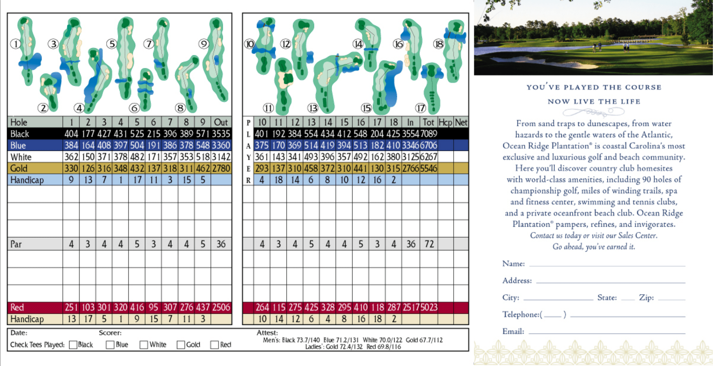 Panther's Run Your Golf Package