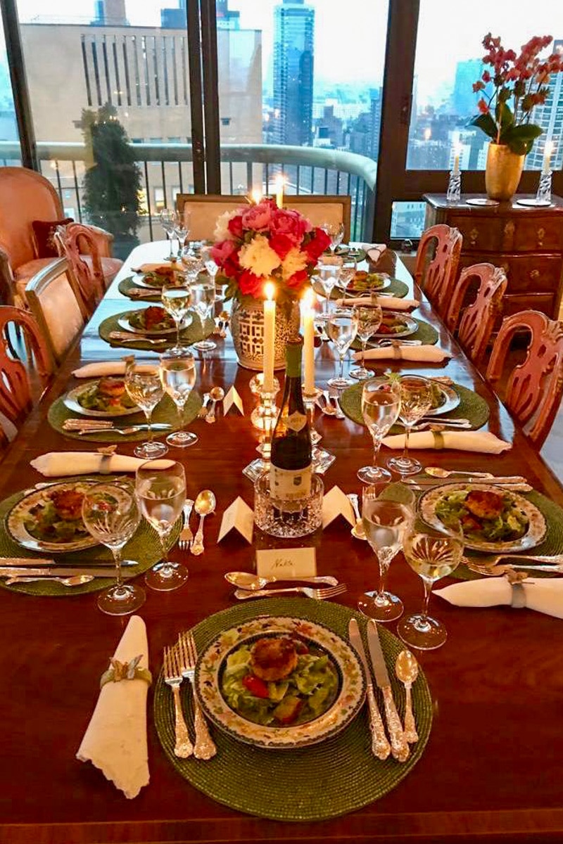Italian Restaurant Table Setting
