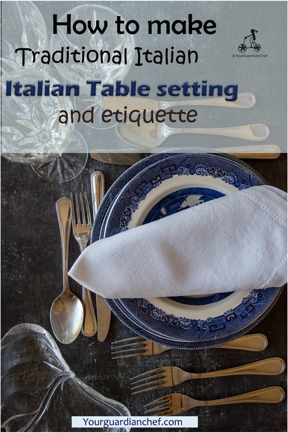 Italian Table Setting And Etiquette Your Guardian Chef
