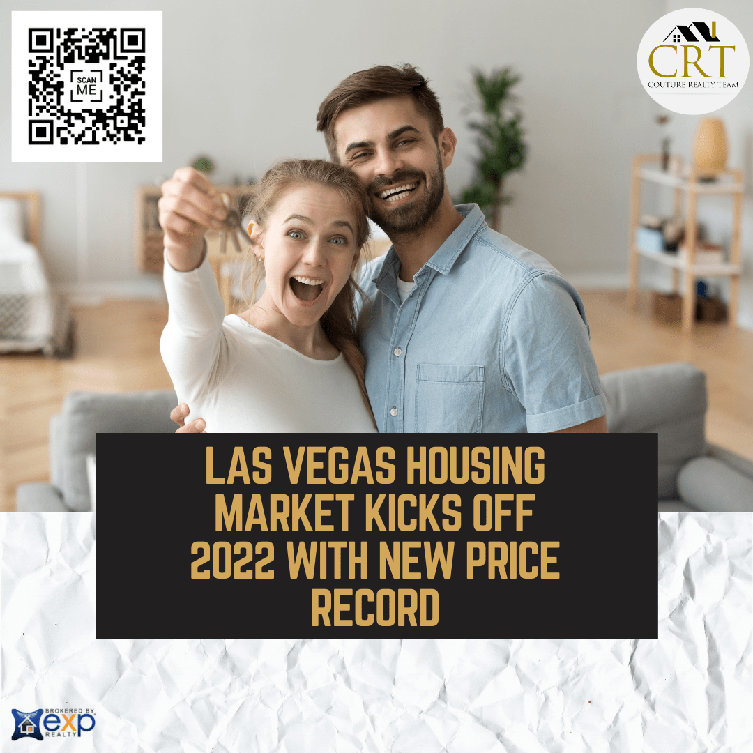 Las Vegas housing market kicks off 2022 with new price record Your