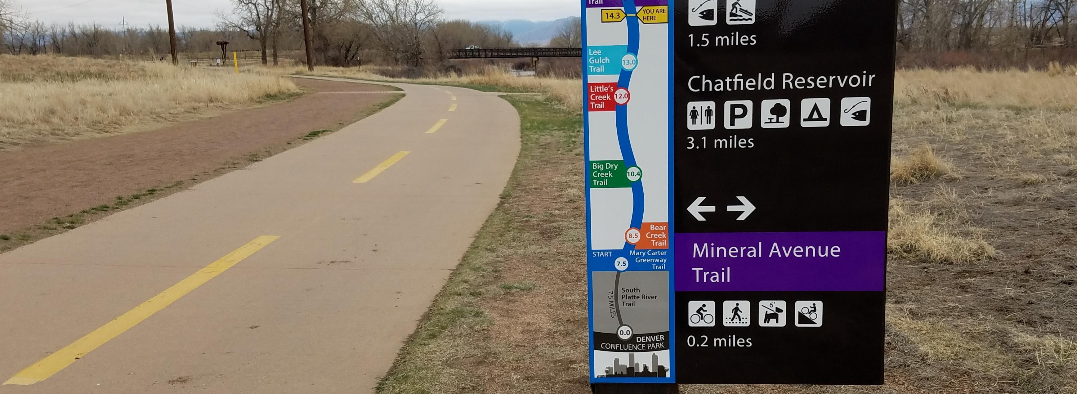 Wayfinding sign project improves safety along the Mary Carter Greenway