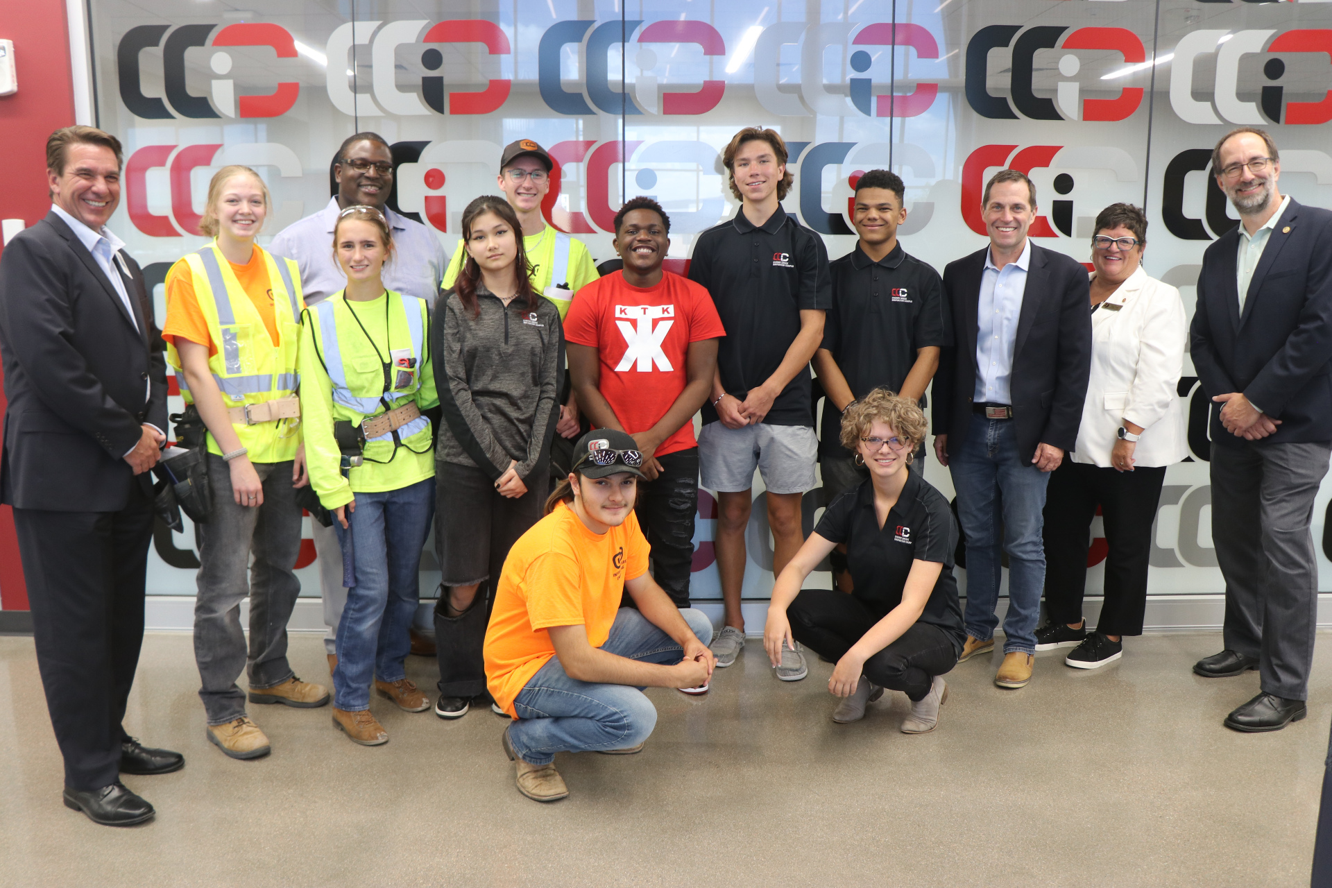 Rep. Jason Crow tours CCIC, hears firsthand input from students and