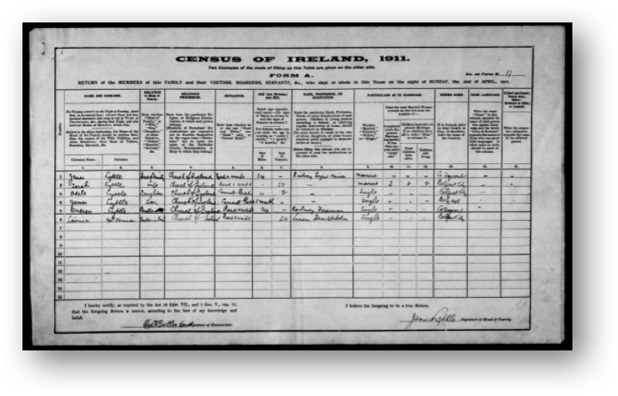 Genealogist Report Belfast (County Antrim). Your Irish Heritage
