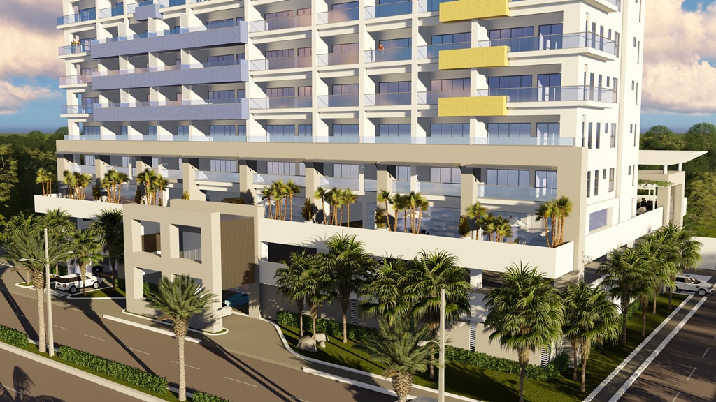 Exclusive ocean view apartments complex in Juan Dolio, San Pedro de