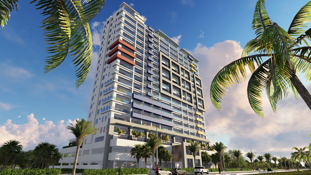 Exclusive ocean view apartments complex in Juan Dolio, San Pedro de