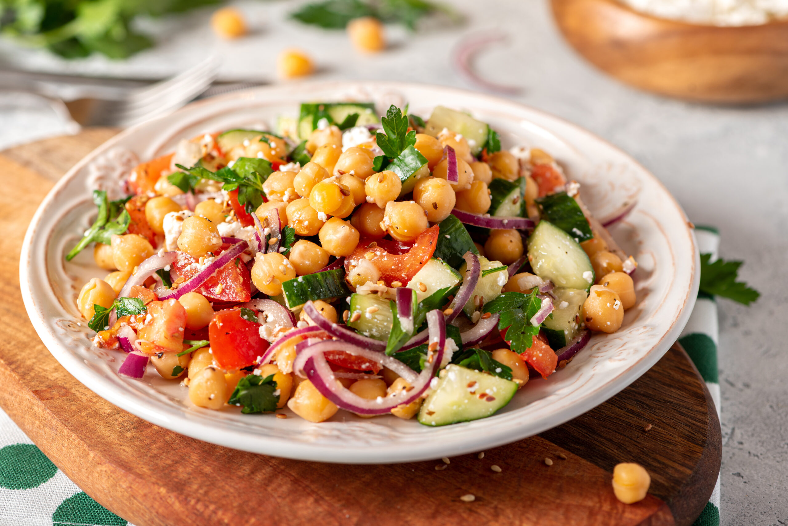 Chickpea salad Your Live Well Journey