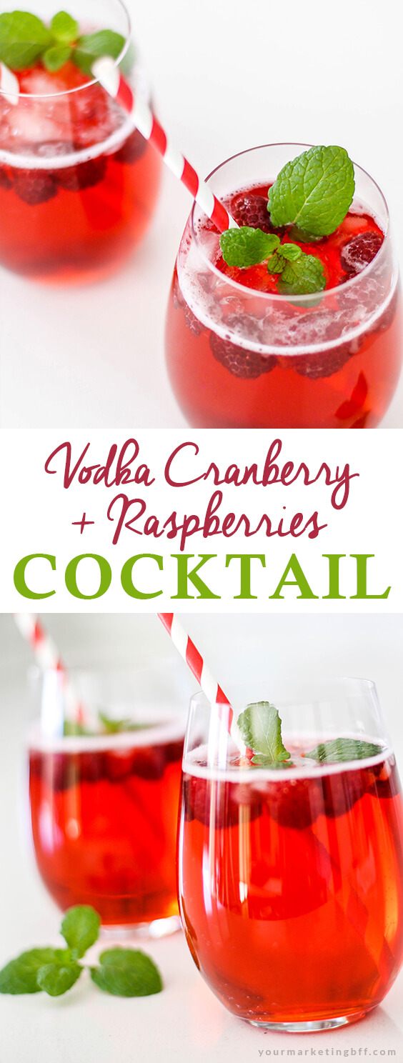 Easy Vodka Cranberry Raspberry Cocktail