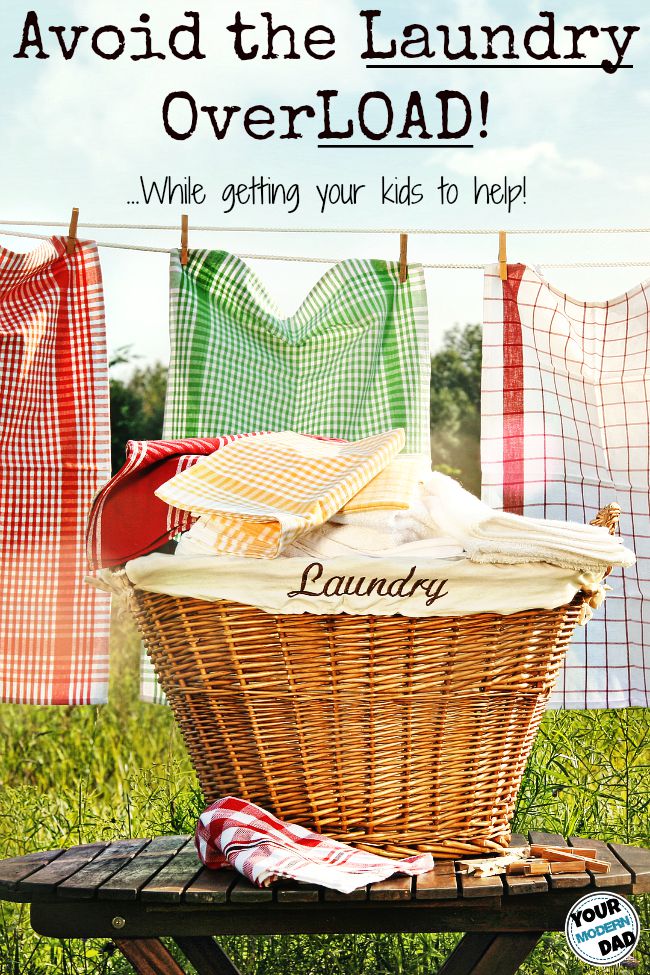 avoid the laundry overload Your Modern Dad