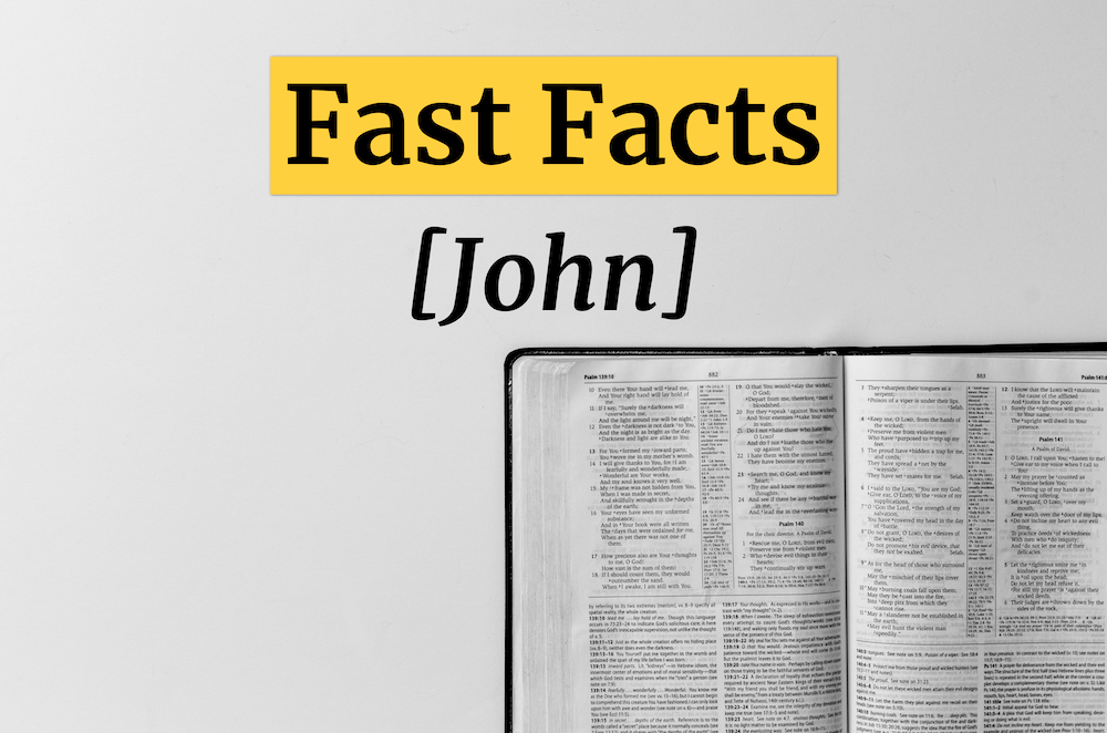 10 Fast Facts about the Gospel of John Morning Word