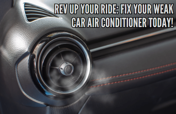 Car Air Conditioner Not Blowing Strong? Lets Fix It ! - Your Motor Guide