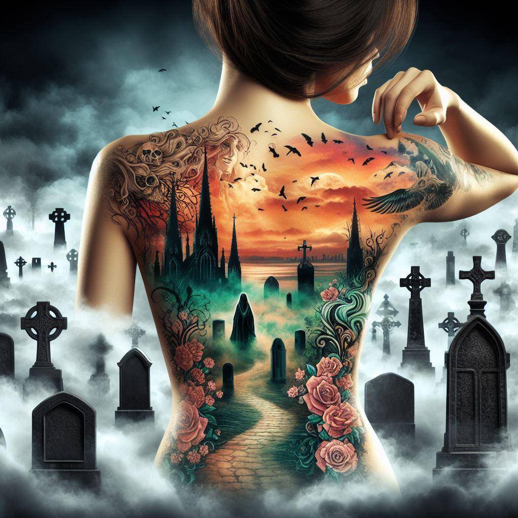 Cemetery Tattoo Embrace the Mystique of Eternal Memories Your Own
